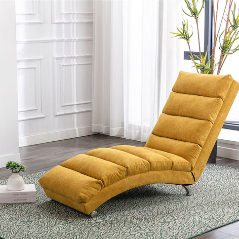 Massage Chaise Lounge Indoor With Remote Control, Ergonomic Electric Massage Lounger