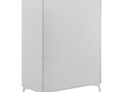Buckley - 5 Drawer Chest - Gloss White