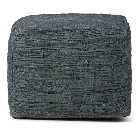 Fredrik - Handcrafted Square Pouf