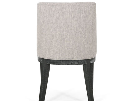 Modern Dining Chair With Durable Fabric Upholstery And Sturdy Wooden Frame (Set of 2)
