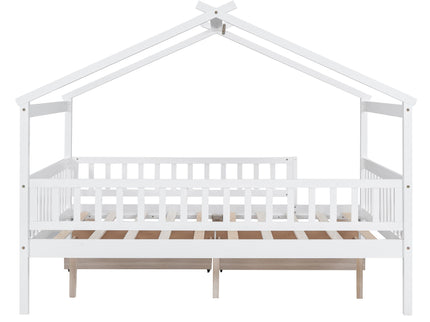 House Bed With 2 Drawers