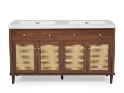 Bathroom Vanity With Double Sink, Large Storage Space