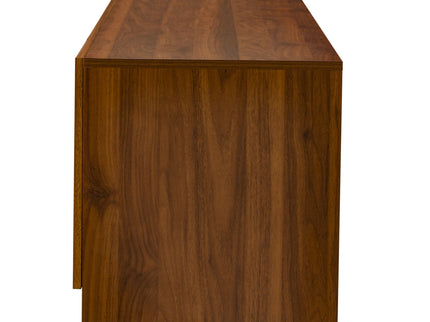 78" TV Stand For TVs Up To 85", Media Console, Adjustable Shelves - Walnut