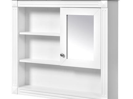 Wall-Mounted Bathroom Cabinet With Mirror And Adjustable Shelves