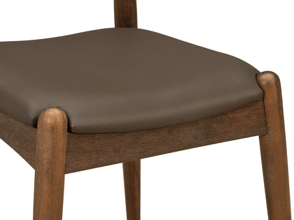 Dining Chairs With Ergonomic Backrest (Set of 2)