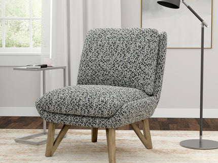 Armless Accent Chair - Dark Navy
