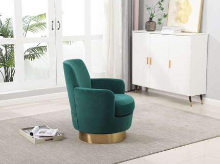 Teddy Swivel Barrel Chair, Swivel Accent Chairs Armchair For Living Room
