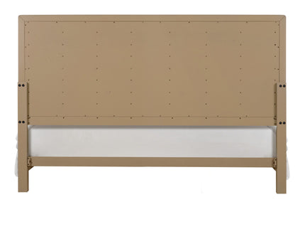 Contemporary Style Panel Bed