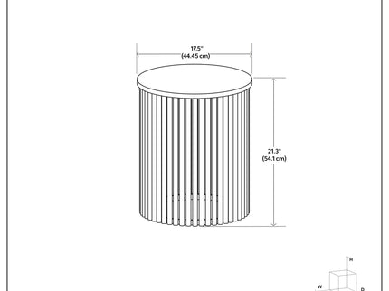Demy - Handcrafted Metal Accent Table