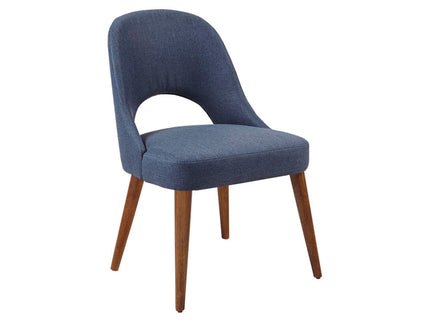 Dining Side Chair Upholstered Textured (Set of 2) - Navy