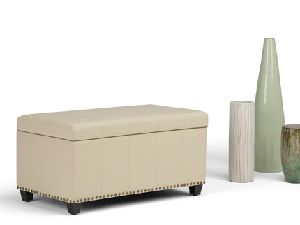 Amelia - Transitional Storage Ottoman Bench