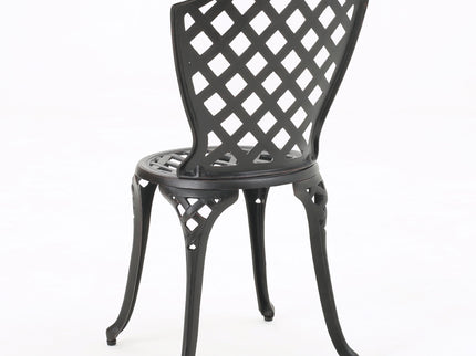 Bono Metal Bistro Set - Black