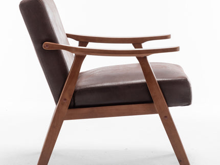 Accent Chair, Classic Mid Century Modern For Extra Seating