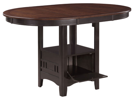 Avonlea - 5 Piece Set With Round Table And Upholstered Chairs - Chestnut