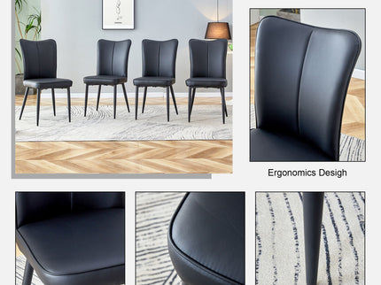 Minimalist Style Minimalist Dining Chairs With Metal Legs