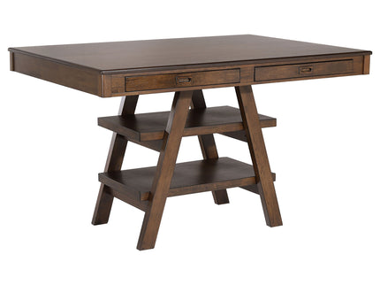 Ferrara - 2 Drawer Counter Height Table - Walnut