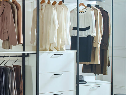 Fiona - Freestanding, Walk-In Closet System - White