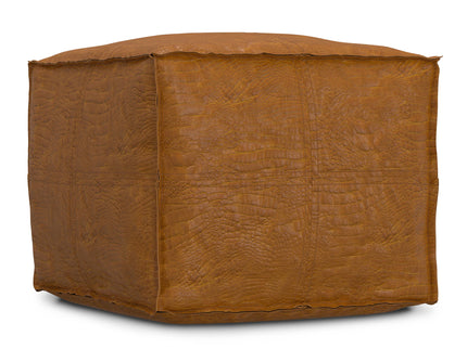 Brody - Square Pouf - Tan