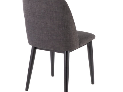 Tintori - Contemporary Dining Chair (Set of 2) - Charcoal