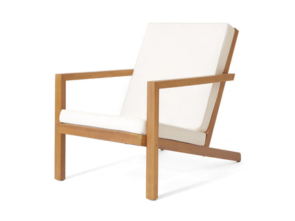 3 Piece Outdoor Chat Set With Table And 2 Adirondack Chairs - White / Brown Patina