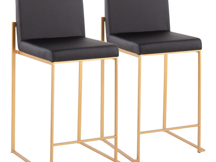 Fuji - Contemporary High Back Stylish Counter Stool