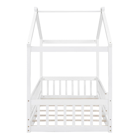 Bed House Bed Frame With Fence