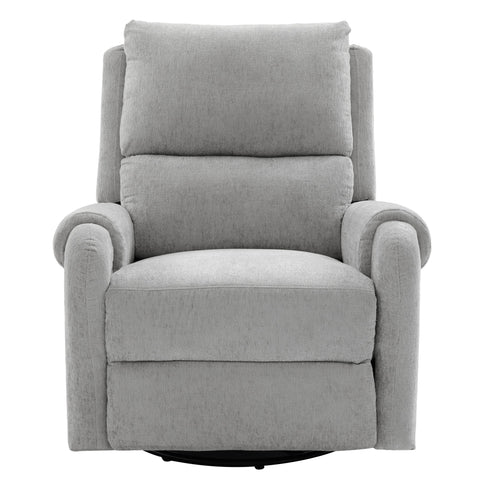 Manual Recliner Massage Chair With Swivel Rocker, 8 Massage Modes, Side Storage Pocket