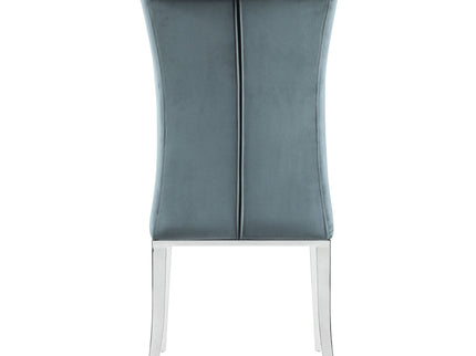 Tufted Side Upholstered Dining Chair (Set of 2) - Gray