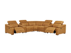 Orange / 5 Seater Symmetrical Sectional