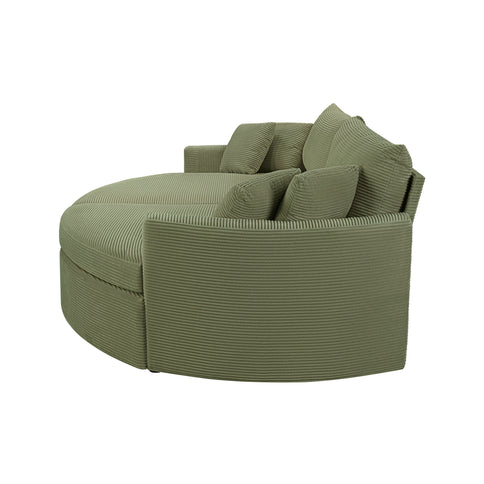 Oversized Double Chaise Lounge Sofa With USB Ports
