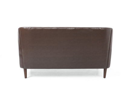 Sophisticated Loveseat With Diamond Stitched Detailing