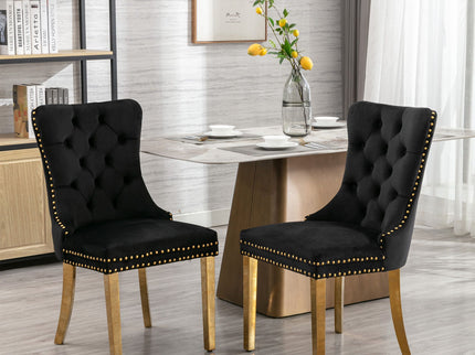 Nikki - Modern, High-End Tufted Dining Chair (Set of 2)