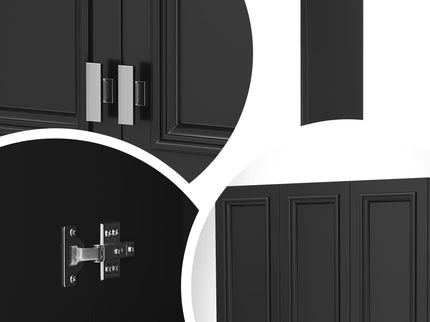 Wall Mounted Bathroom Cabinet With 5 Adjustable Shelves