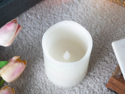 LED Candles With Remote Timer (Set of 3) - Ivory