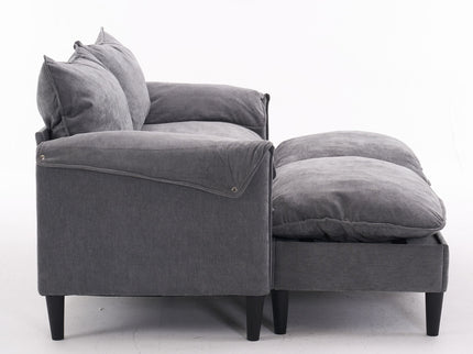 Convertible Combination Sofa With Footstools With Storage