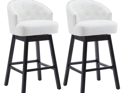 360 Degree Rotation Swivel Counter Stools (Set of 2)