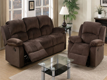 Modern Style Living Room Set With Reclining