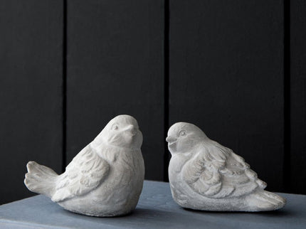 Skye Sparrow Bird Accents (Set of 2) - Antique Gray