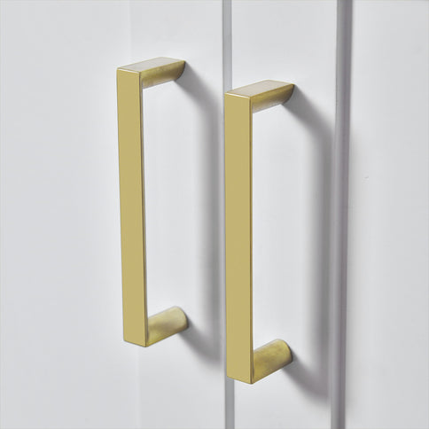 Modern Bathroom Vanity With Ceramic Sink, Soft Close Storage Cabinet