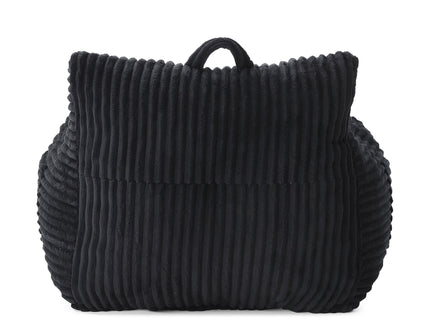 Giant Bean Bag Chair With Armrests And Footstool