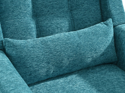 Modern Accent Chair Upholstered Foam Filled Living Room Chairs Comfy Reading Chair Mid-Century Modern Chair With Fabric Lounge Arm Chairs Armchair For Living Room Bedroom