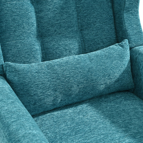 Modern Accent Chair Upholstered Foam Filled Living Room Chairs Comfy Reading Chair Mid-Century Modern Chair With Fabric Lounge Arm Chairs Armchair For Living Room Bedroom