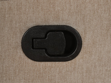 Upholstered Manual Recliner Chair With 3 Adjustable Backrest Positions