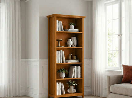 Amherst - 5 Shelf Bookcase, Handcrafted