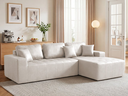 L - Shaped Corner Chaise Sofa Bed