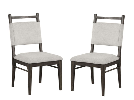 Upholstered Side Chairs (Set of 2) - Dark Walnut