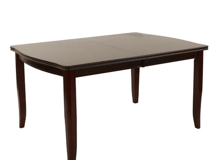 7 Piece Set, Dining Table With Butterfly Leaf And 6 Side Chairs - Espresso
