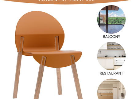 4 Piece Set Of Single Chairs With A Folding Square Table