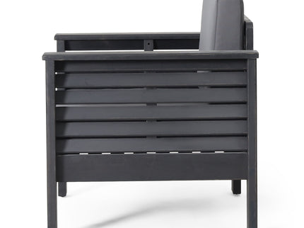 Slat Design Club Chairs With Cushions