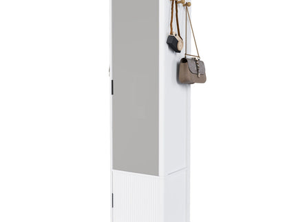 360° Rotating Makeup Cabinet With Full Length Mirror
